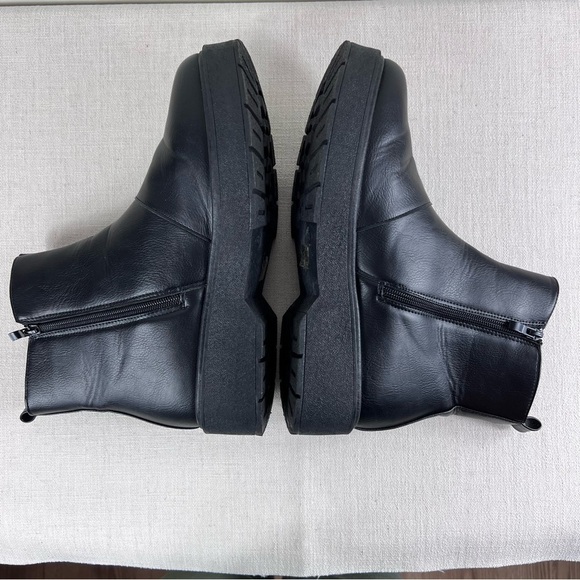 Krush Chunky Platform Combat Boots Women's Size 8 Block Heel Black - Picture 7 of 10